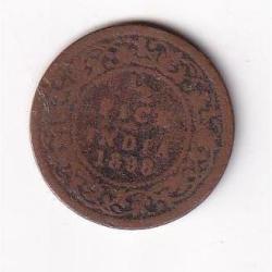 British India ½ Pice 1898 Victoria Rare Coin #I-215