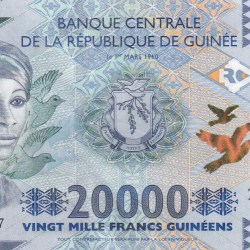 Guinea 20000 Francs GEM UNC Rare Note