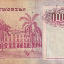 Alternative view of ANGOLA 1000 KWANZAS LOWEST PRICE RARE NOTE