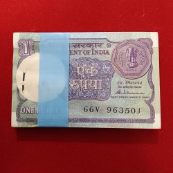 One Rs Old Small Coin Full Bundle A 48 Finance Secretary S.Venketranan 1985 Year 963501