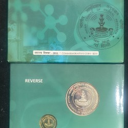 100 years of Indian Council of Medical Research - (1911 - 2011 ) Hyderabad Mint 2 coins ((UNC SET))