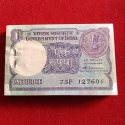 One Rs Old Small Coin Full Bundle A49 Finance Secretary S.Venketraman 1986 Year 127601