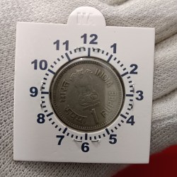 One Rs 11 'o Clock Error Coin Jawaharlal Nehru Centenary 1989 Year Calcutta Mint RBI Mistake Coin