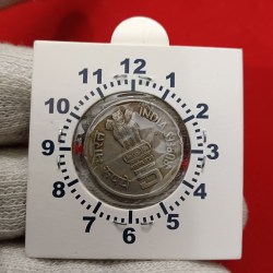 Five Rs Rare 11"o Clock Error Coin Mother's Health is Child Health 1996 Bombay Mint RBI Mistake Coin