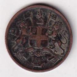 British India ½ Pice 1853 Victoria Rare Coin # I-287