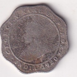 India - British 4 Annas 1920 - George V Rare Coin # D -2