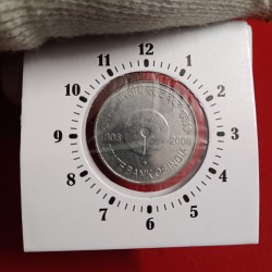 Five Rs FSS 1"o Clock Error Rare Coin State Bank Of India Hyderabad Mint Unc Condition RBI Mistake Coin