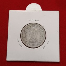 Alternative view of 1/2 Half Rupee Rare Coin 1955 Year Bombay Mint Good Condition