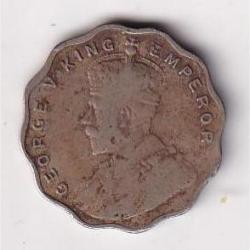 Alternative view of British India 1 Anna (1919) George V Rare Coin #D-49