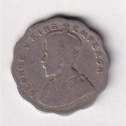 Alternative view of British India 1 Anna (1929) George V Rare Coin #D-54