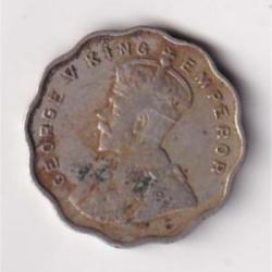 Alternative view of British India 1 Anna (1934) George V Rare Coin #D-57