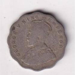 Alternative view of British India 1 Anna (1930) George V Rare Coin #D-60