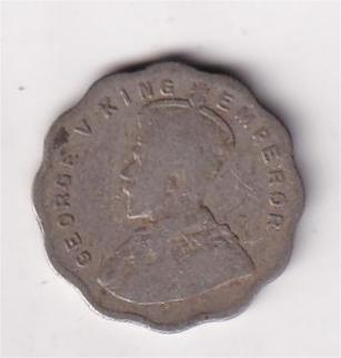 British India 1 Anna (1930) George V Rare Coin #D-60 - Image 2