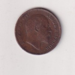 Alternative view of India - British 1⁄12 Anna 1908 - Edward VII rare Coin # D -35