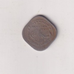 Pakistan ½ Anna 1949 Crescent opens to right RARE COIN #D-40