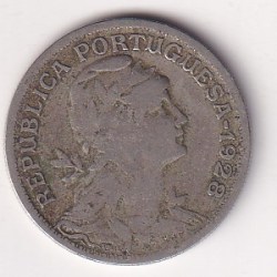 Portugal 50 Centavos 1928 RARE COIN #D-42