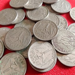 Alternative view of 1/2 Half Rs Copper Nickel Mix Year Mix Mints 29 Pcs Given