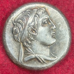 Alternative view of Indogreek Old Token Heavy Weight 43 gram rare Lowest Price Token #D-92