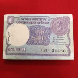 One Rs Old Small Coin Full Bundle A49 Finance Secretary S.Venketraman 1986 Year 044501