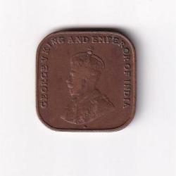 Straits Settlements 1 Cent 1920 George V Rare Coin #D-120