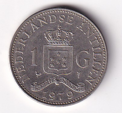Netherlands 1 Gulden 1979 (Juliana) Rare Coin#D-130
