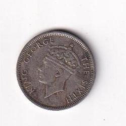 Alternative view of Malaysia (Malaya) 10 Cents 1948 George VI Rare Coin#D-134