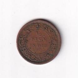 British India 1/2 Pice 1903 Edward VII Rare Coin#D-133
