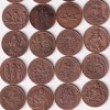 22 DIFFERENT TOKEN COIN INDIAN GOD