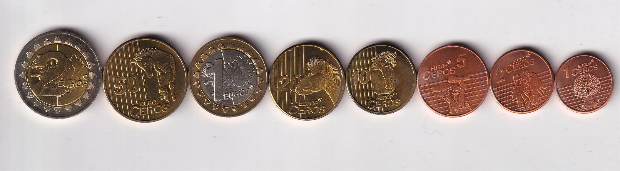 Iceland (8 Pcs) Europ Unc Coin Set #D-142 - Image 2