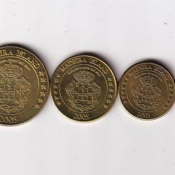Portugal (Madeira Islands) 2005 (8 Pcs) Unc petern Coin Set #D-146