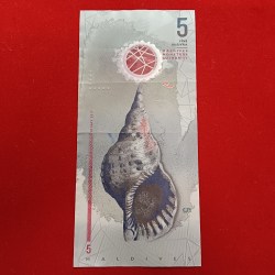 Alternative view of Five Rufiyaa Polymer Note Maldives Monetary Authority