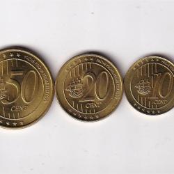 Alternative view of Mongloia 2005 (8 Pcs) Unc Pattern Coin Set #D-150