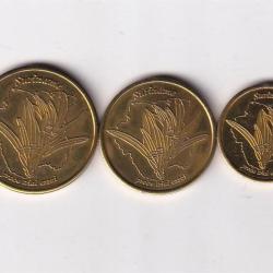Suriname 2005 (8 Pcs) Unc Pattern Coin Set #D-154