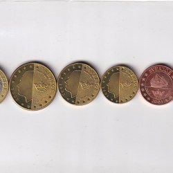 Sweden 2003 (8 Pcs) Unc Pattern Coin Set #D-155