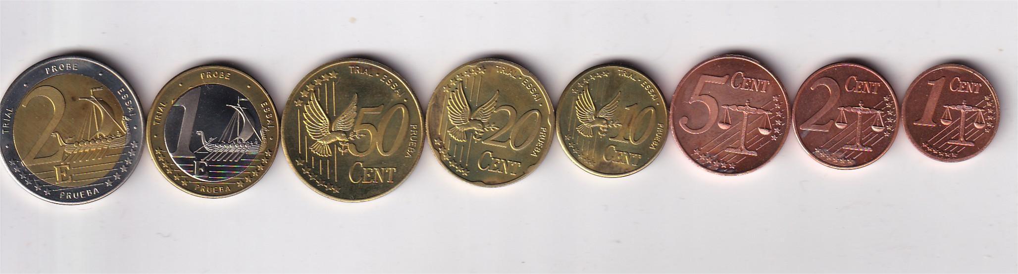 Sweden 2003 (8 Pcs) Unc Pattern Coin Set #D-155 - Image 2