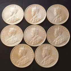 Alternative view of SILVER BRITISH INDIA 🇮🇳 DIFFERENT YEARS COLLECTION KING👑👑👑👑 GEORGE V FULL SILVER 8 DIFFERENT YEARS 1₹SET WEIGHT 11.6GM EACH 1912/13/14/16/17/18/19/20 ORIGINAL GAUARANTEE EXCELLENT CONDITIONS Same and similar set are available