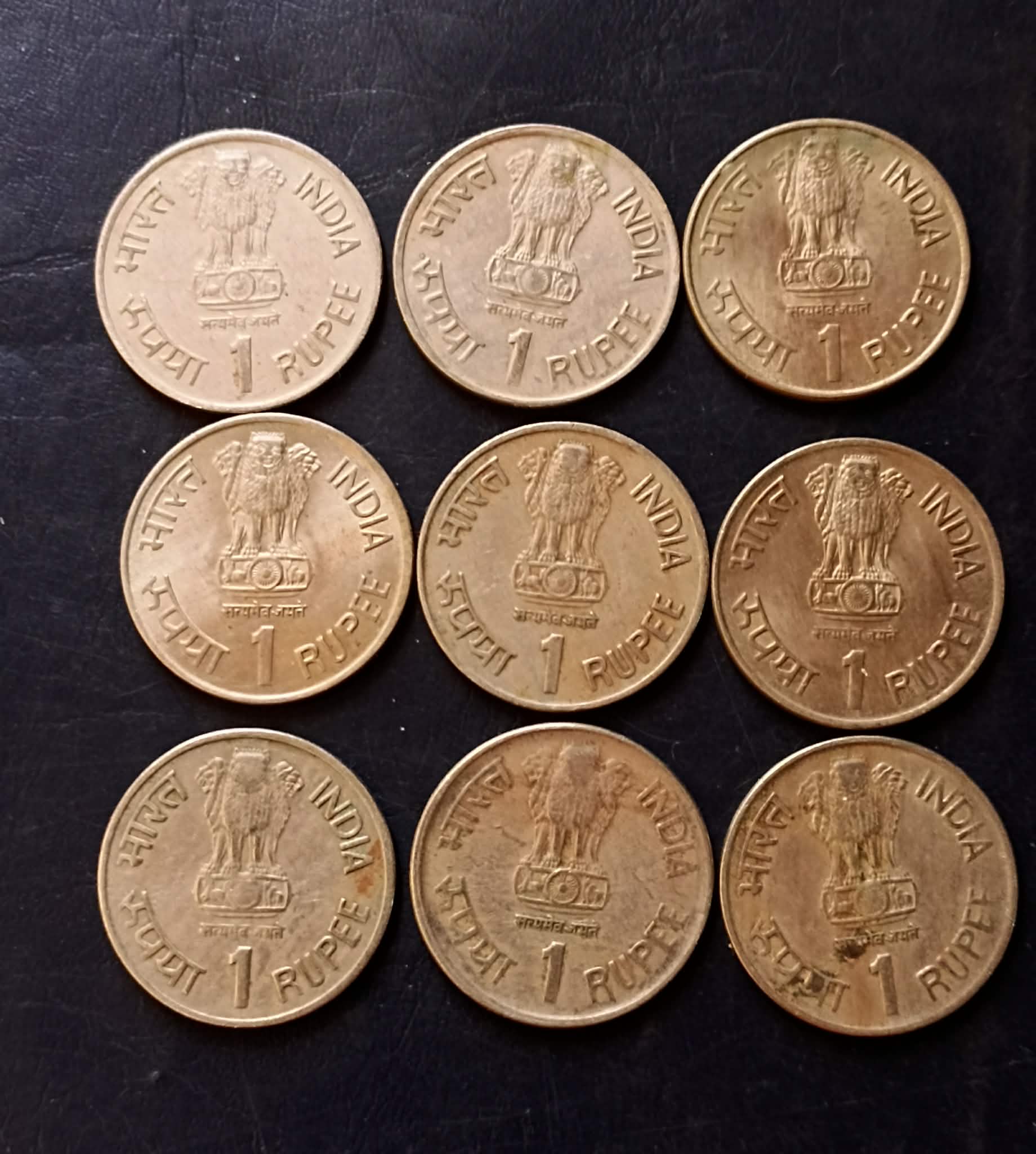 Republic India Denominaton 1 ₹ Metal coper nickel Same and similar set are available - Image 2