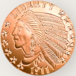 United States Liberty Eagle Coin Pure Copper 1 Oz Unique and Rare