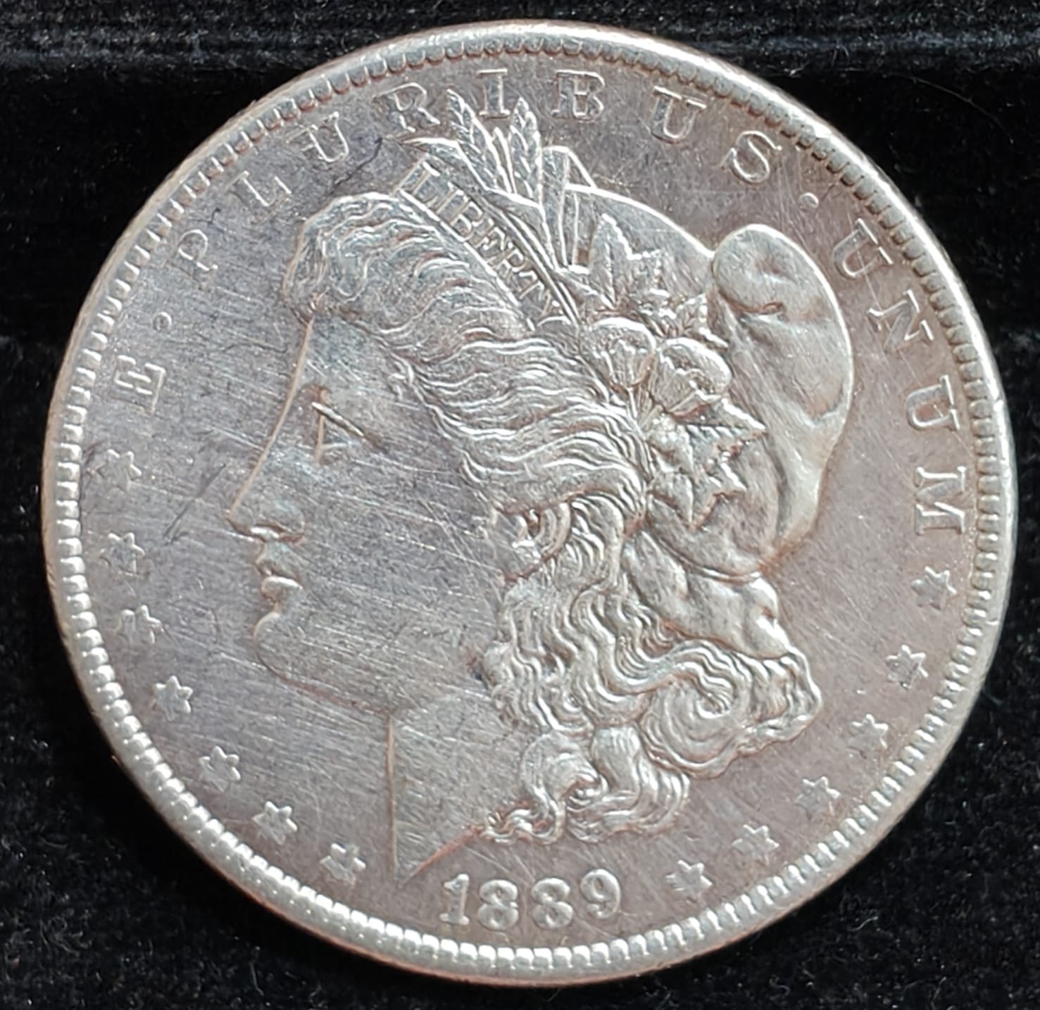 United States 1 Dollar 1889 "Morgan Dollar"RARE SILVER COIN