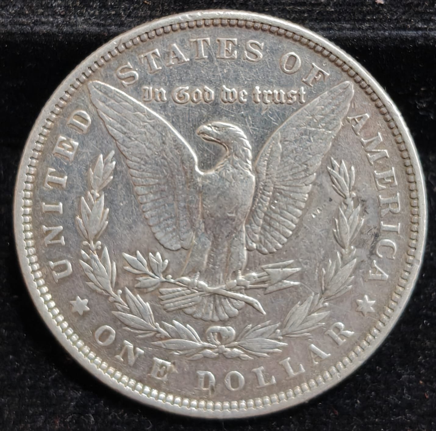 United States 1 Dollar 1896 "Morgan Dollar"RARE SILVER COIN - Image 2