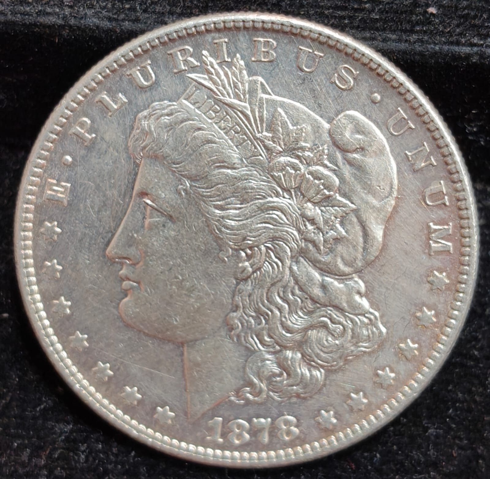 United States 1 Dollar 1878 "Morgan Dollar"RARE SILVER COIN