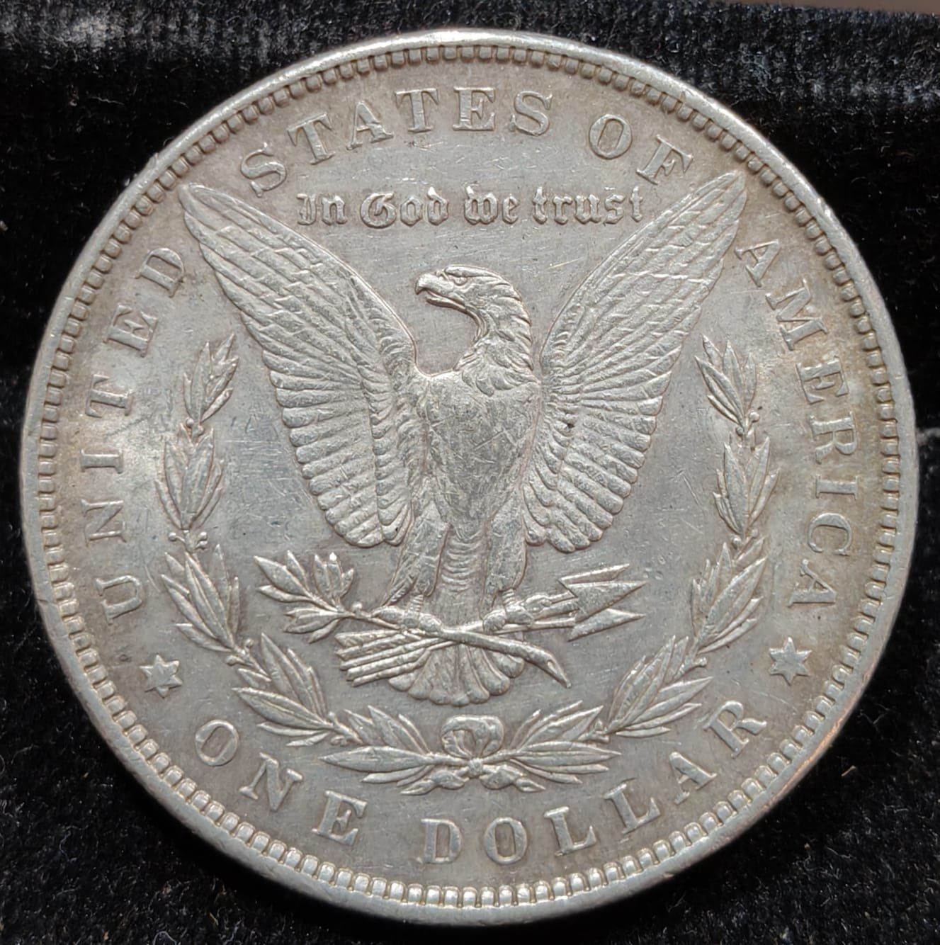 United States 1 Dollar 1896 "Morgan Dollar"RARE SILVER COIN - Image 2