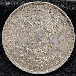 Alternative view of United States 1 Dollar 1921"Morgan Dollar"RARE SILVER COIN