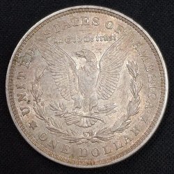 Alternative view of United States 1 Dollar 1921 "Morgan Dollar"RARE SILVER COIN