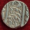 Rare Sikh Empire Ranjit Singh Punjab Leaf Silver Coin - Image 2