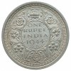 India - British 1 Rupee 1944 - George VI Rare Silver Coin