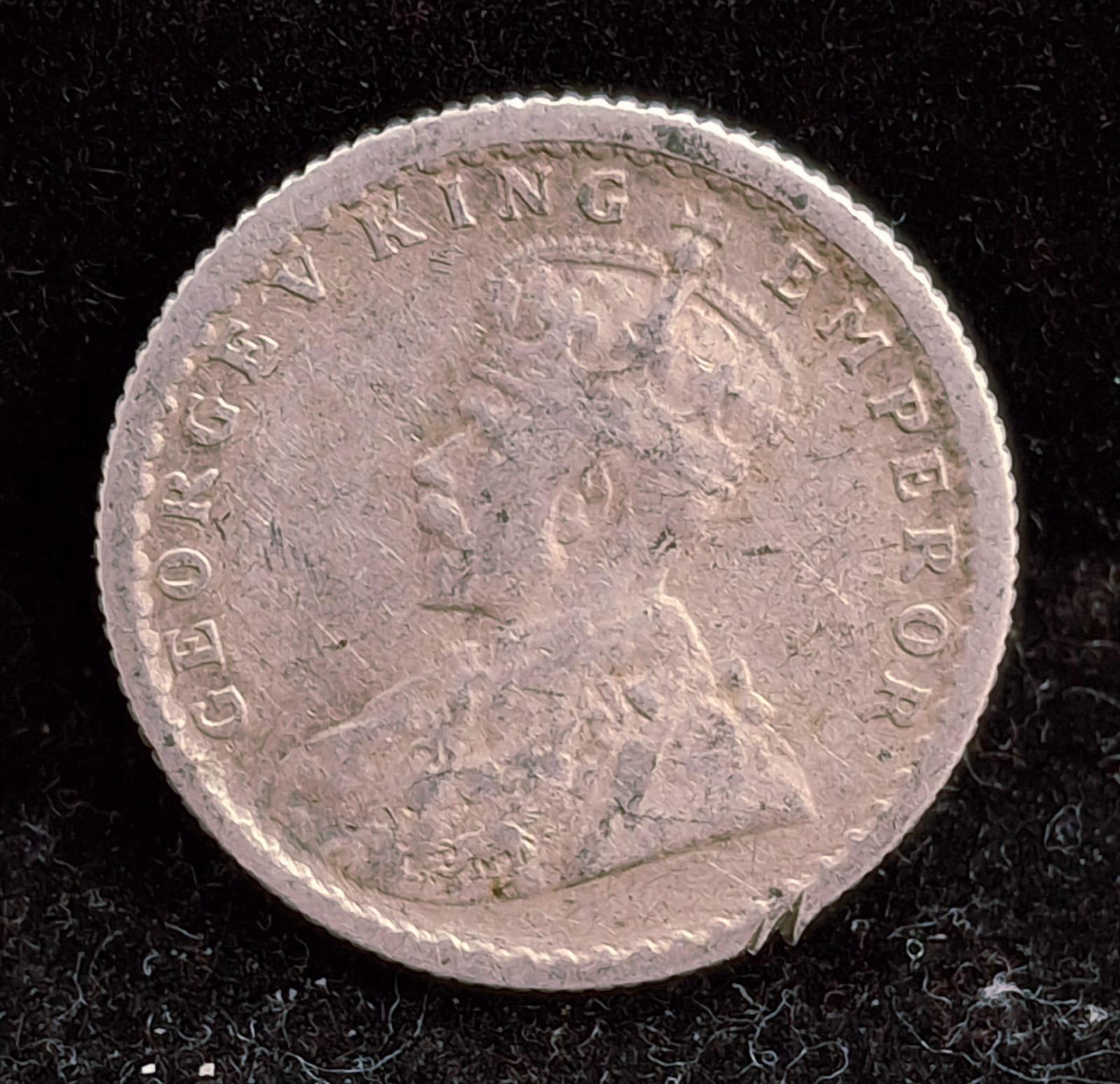 India - British ¼ Rupee 1930 - George V Rare Silver Coin #V-70