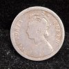 India - British ¼ Rupee 1862 - Victoria Rare Silver Coin #V-92 - Image 2