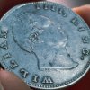 British-India 1 Rupee 1835 - William IV Rare High Graded {(R.S.) MENTIONED ON NECK} Silver Coin # V-137 - Image 2