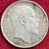 BRITISH INDIA 1 RUPEES-EDWARD VII 1903 RARE SILVER COIN #V-304 - Image 2